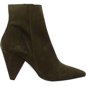 [39/8.5-9]L'Intervalle Women's Melbourne Short Shaft Boots Green Suede